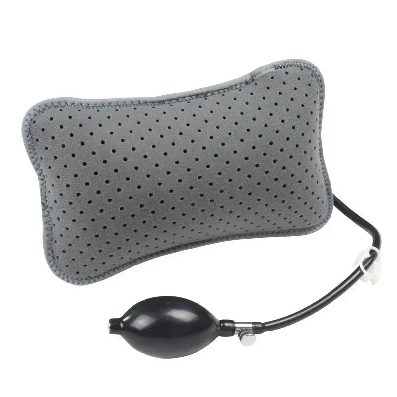 Inflatable Lumbar Support Cushion Portable Neck Shoulder Posture Correct Massage Pillows Orthopedic Design For Back Pain Relief