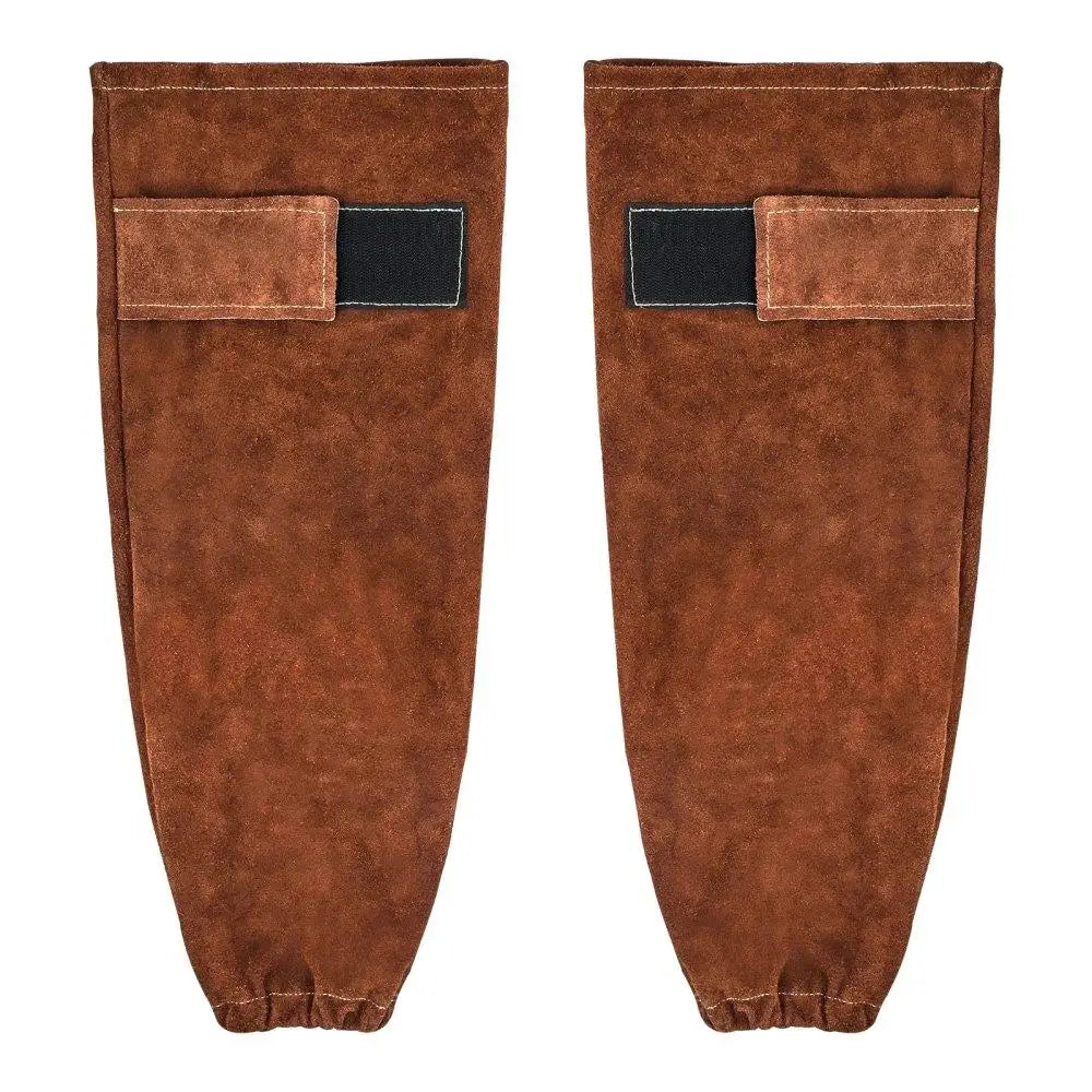 Hign Concerned Heavy Duty Cowhide Leather Welding Sleeves - Safety First Gear 25
