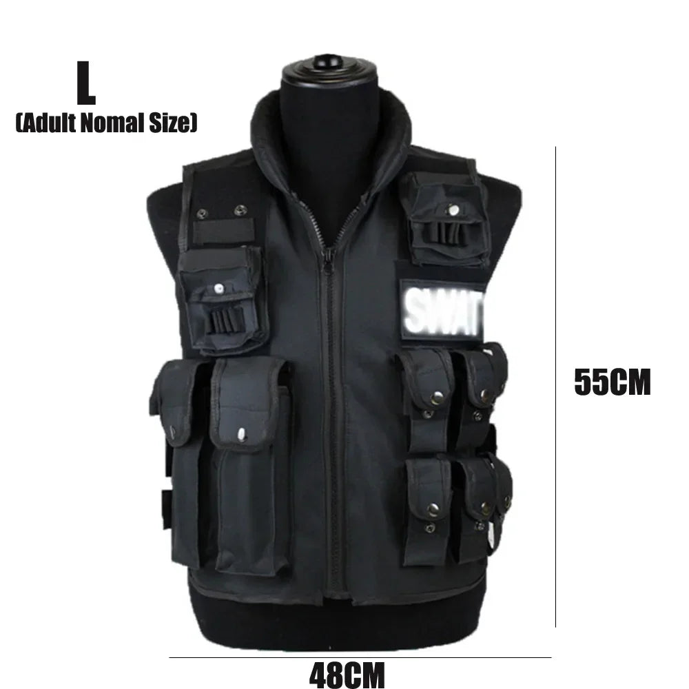 Hign-concerned SWAT Multi Pockets Tactical Vest For Outdoor - Safety First Gear 25