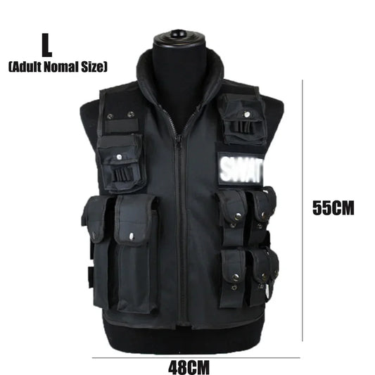 Hign-concerned SWAT Multi Pockets Tactical Vest For Outdoor - Safety First Gear 25