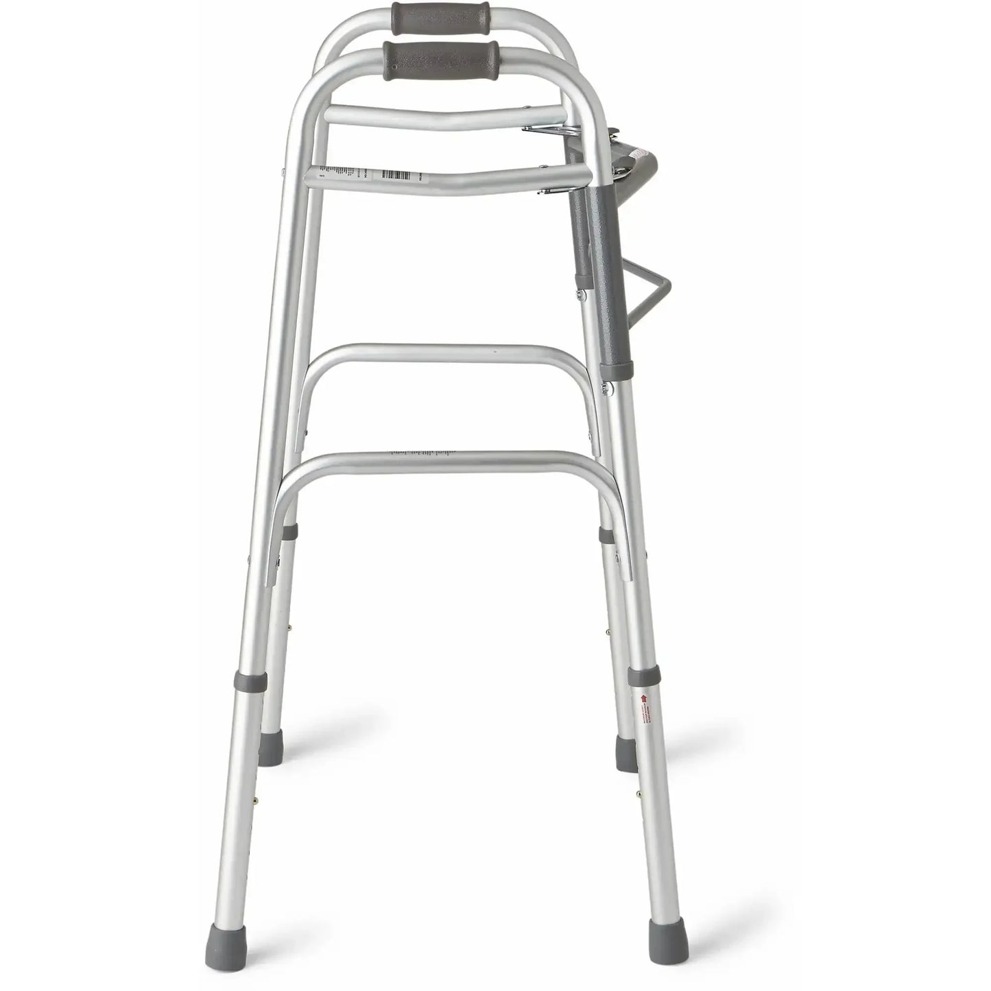 Lightweight Folding Walker With Aluminum Frame And 300 Lb Support