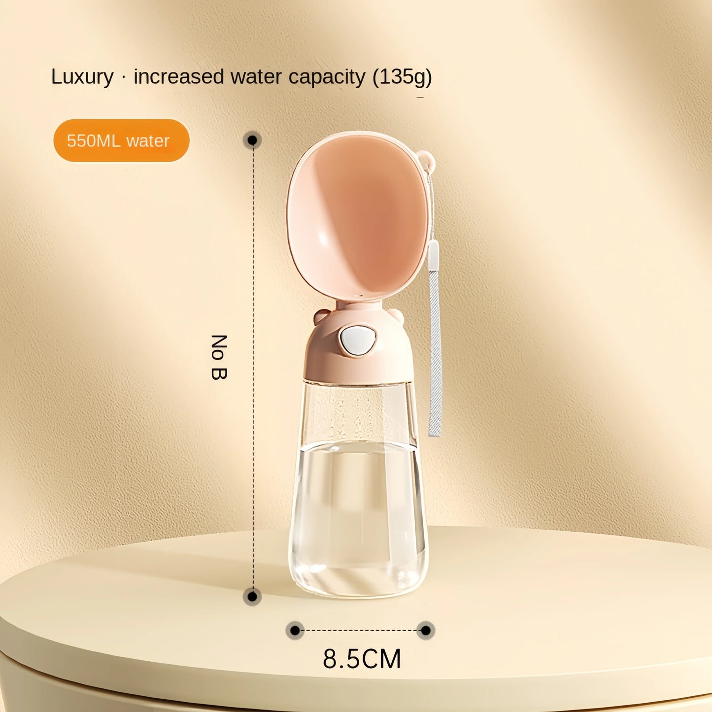 Portable Dog and Cat Travel Water Bowl with Food Dispenser