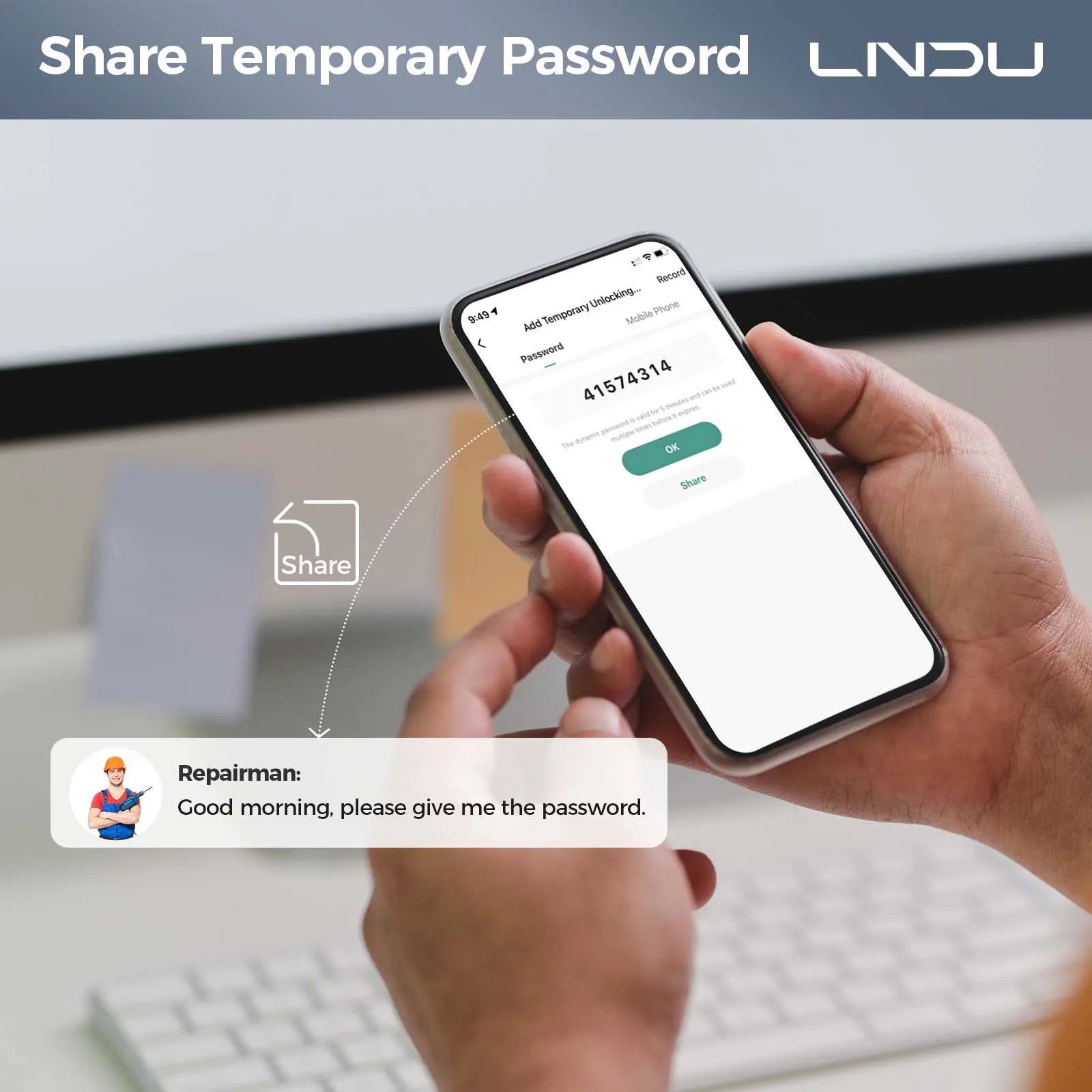 LNDU D280L Smart Door Lock With Fingerprint Keypad Pro - Safety First Gear 25