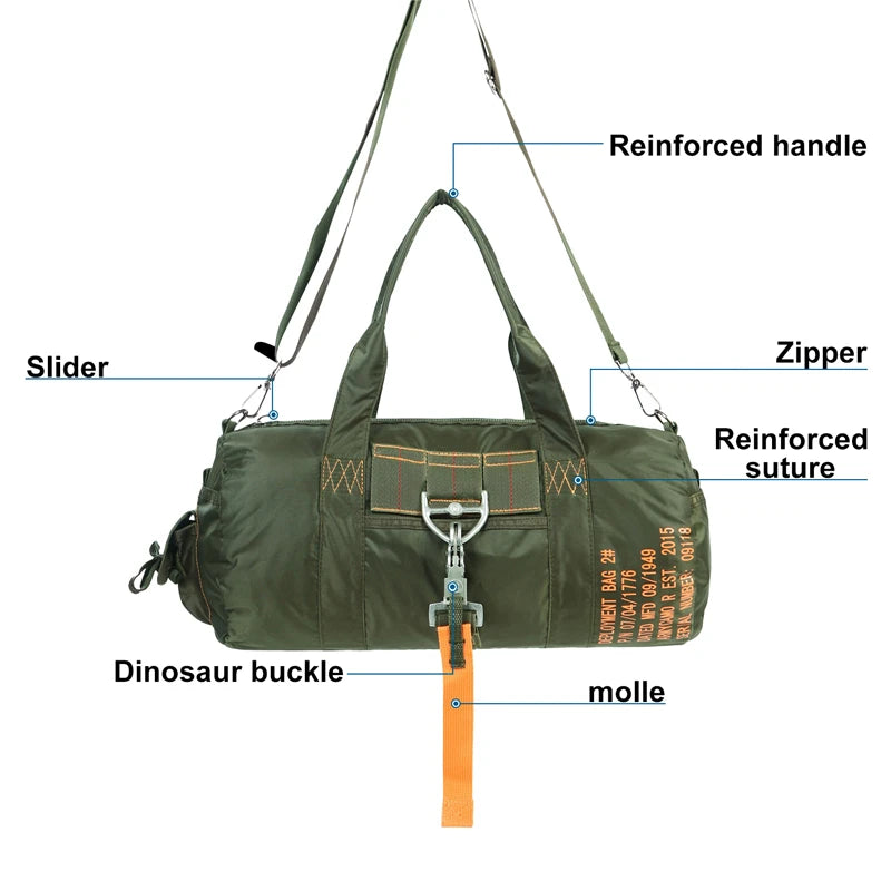 LQARMY Tactical Duffle Bag for Outdoor Adventure and Travel - Safety First Gear 25