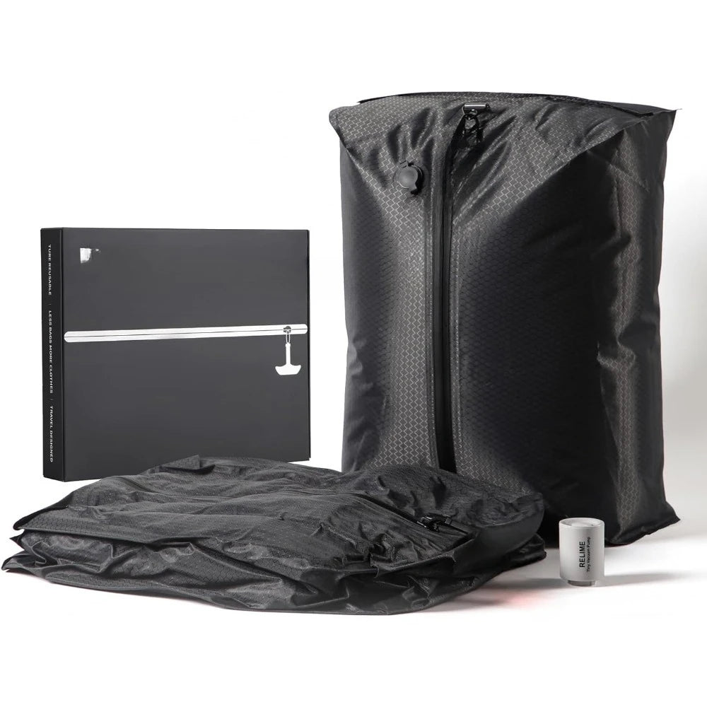 Travel Vacuum Bags with Wireless Pump for Easy Packing - Safety First Gear 25