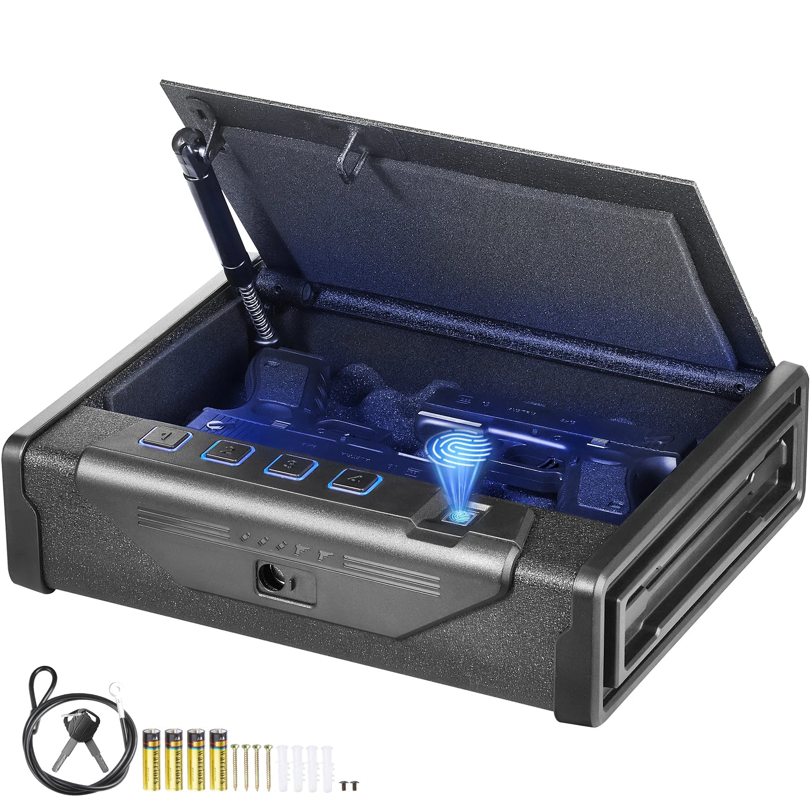 SucceBuy Gun Safe With Biometric Three Way Quick Access - Safety First Gear 25