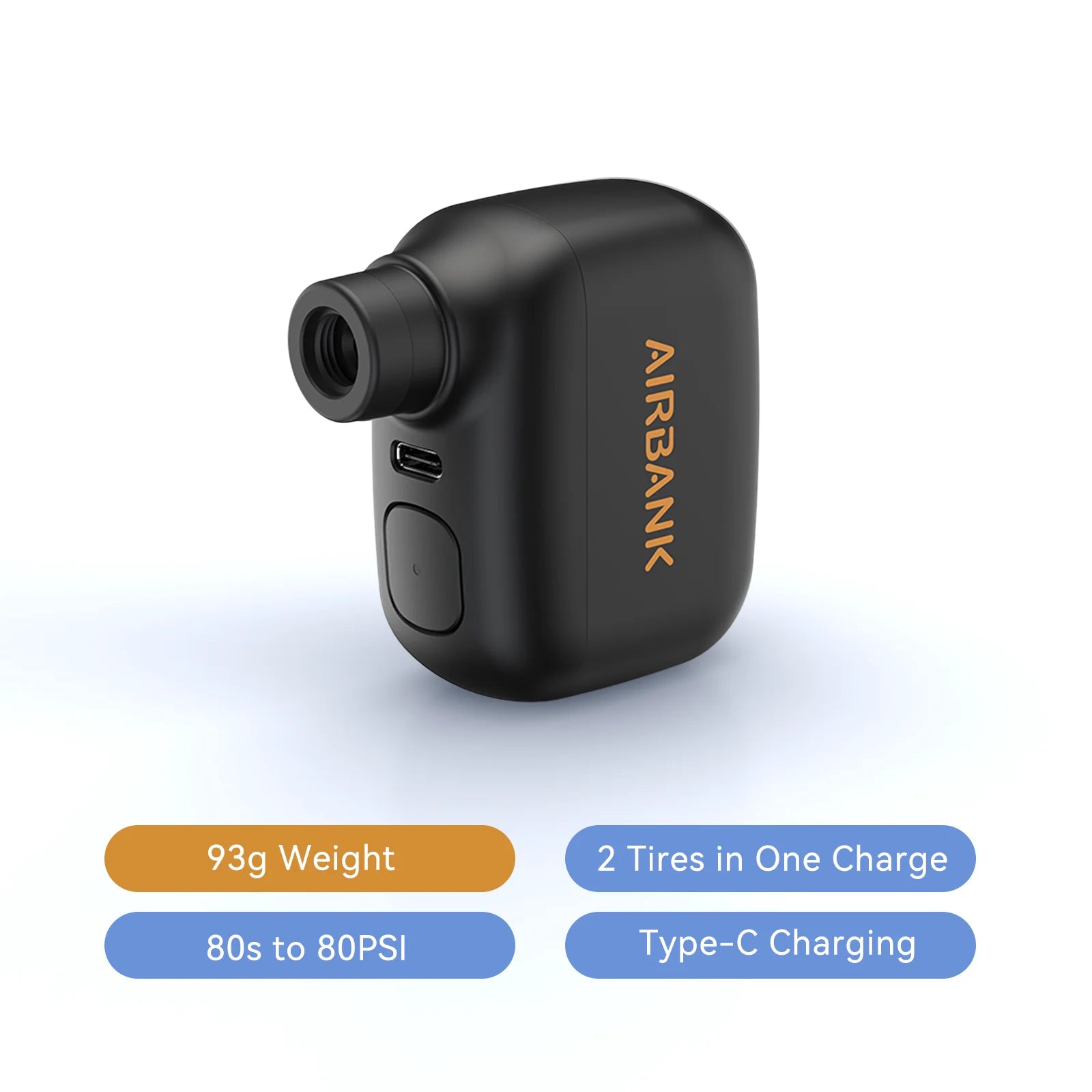 Airbank Pocket SE Mini Portable Electric Bicycle Pump - Safety First Gear 25