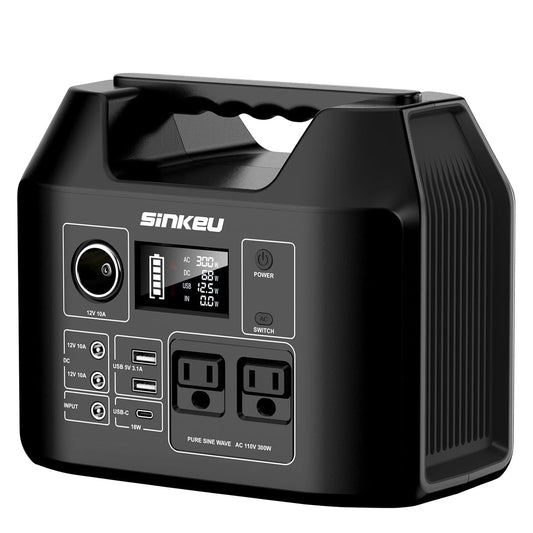 Portable Power Station Solar Generator for Camping and RV Use - Safety First Gear 25