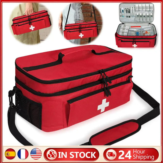 Shunmaii Pill Bottle Organizer With Lockable Zippers - Safety First Gear 25