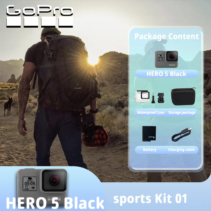 GoPro Hero 5 Black Action Camera For Adventure Photography - Safety First Gear 25