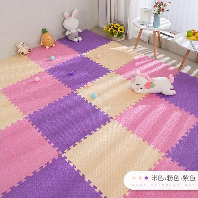 16-Piece InterlockingFoamPuzzle Baby Play Mat Tiles For Child-Safe Durable Flooring - Safety First Gear 25