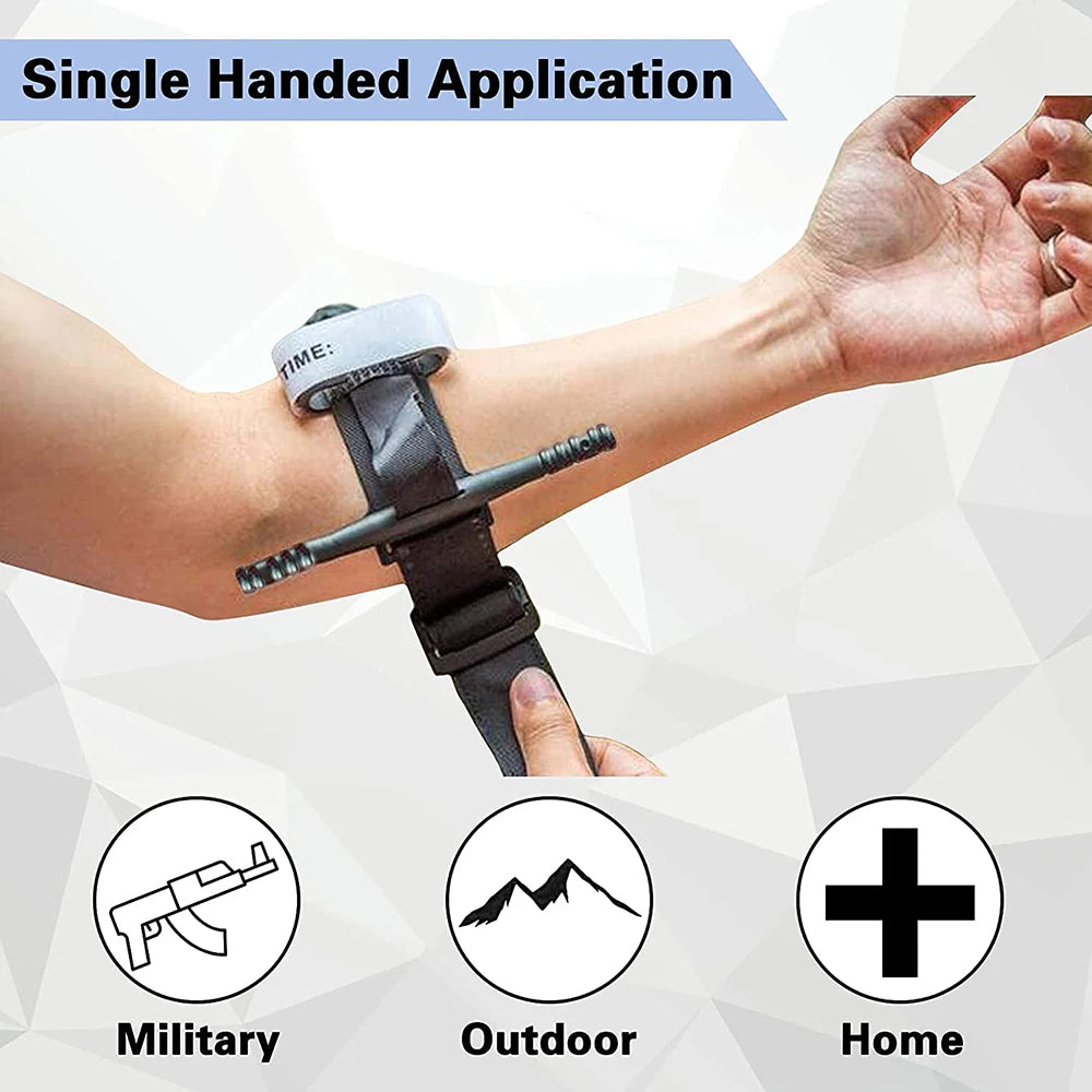 Emergency Tourniquet Set for Outdoor First Aid and Survival - Safety First Gear 25