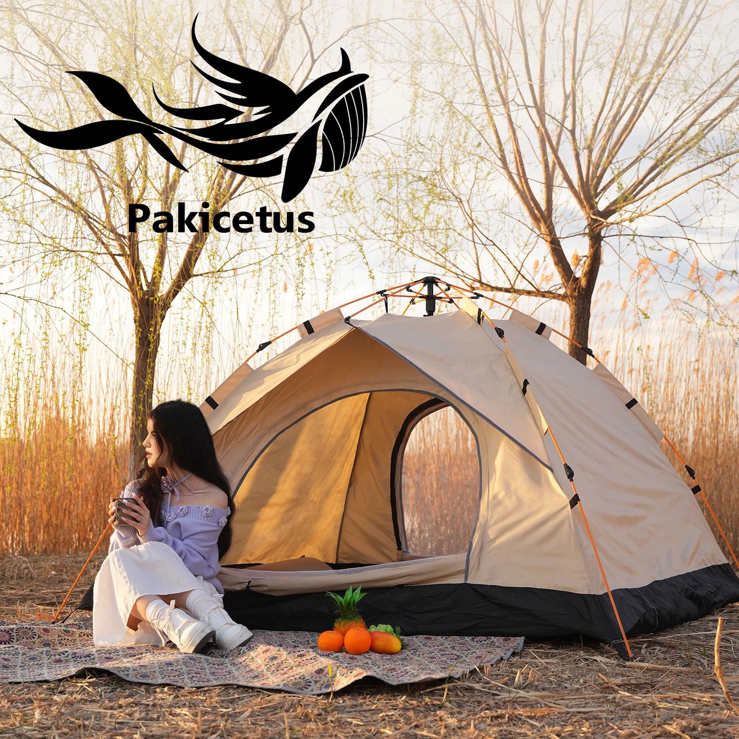 Pakicetus Family Camping Tent Windproof Easy Setup - Safety First Gear 25