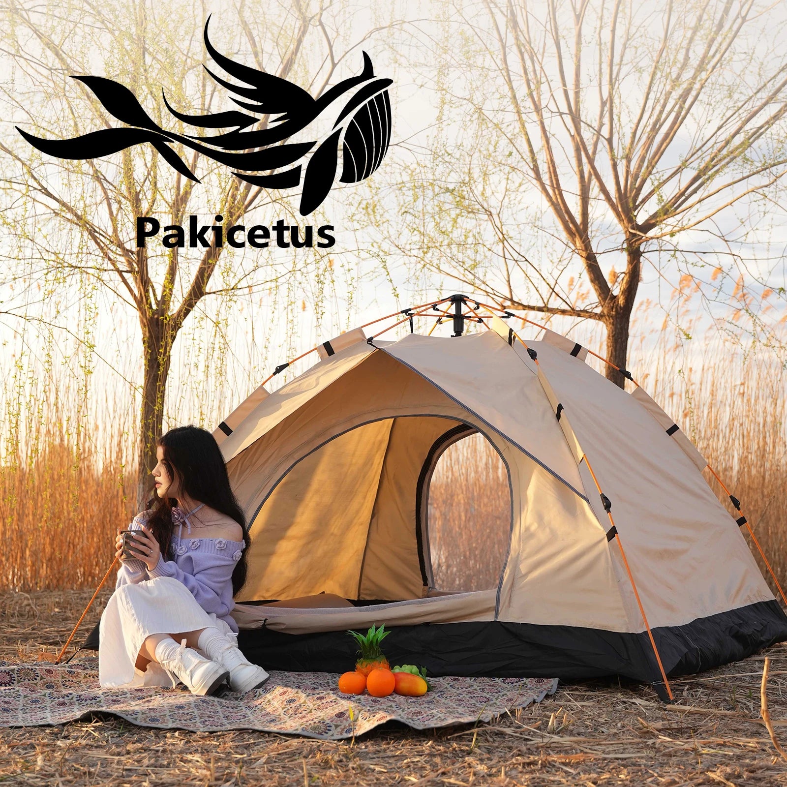 Pakicetus Family Camping Tent Windproof Easy Setup - Safety First Gear 25