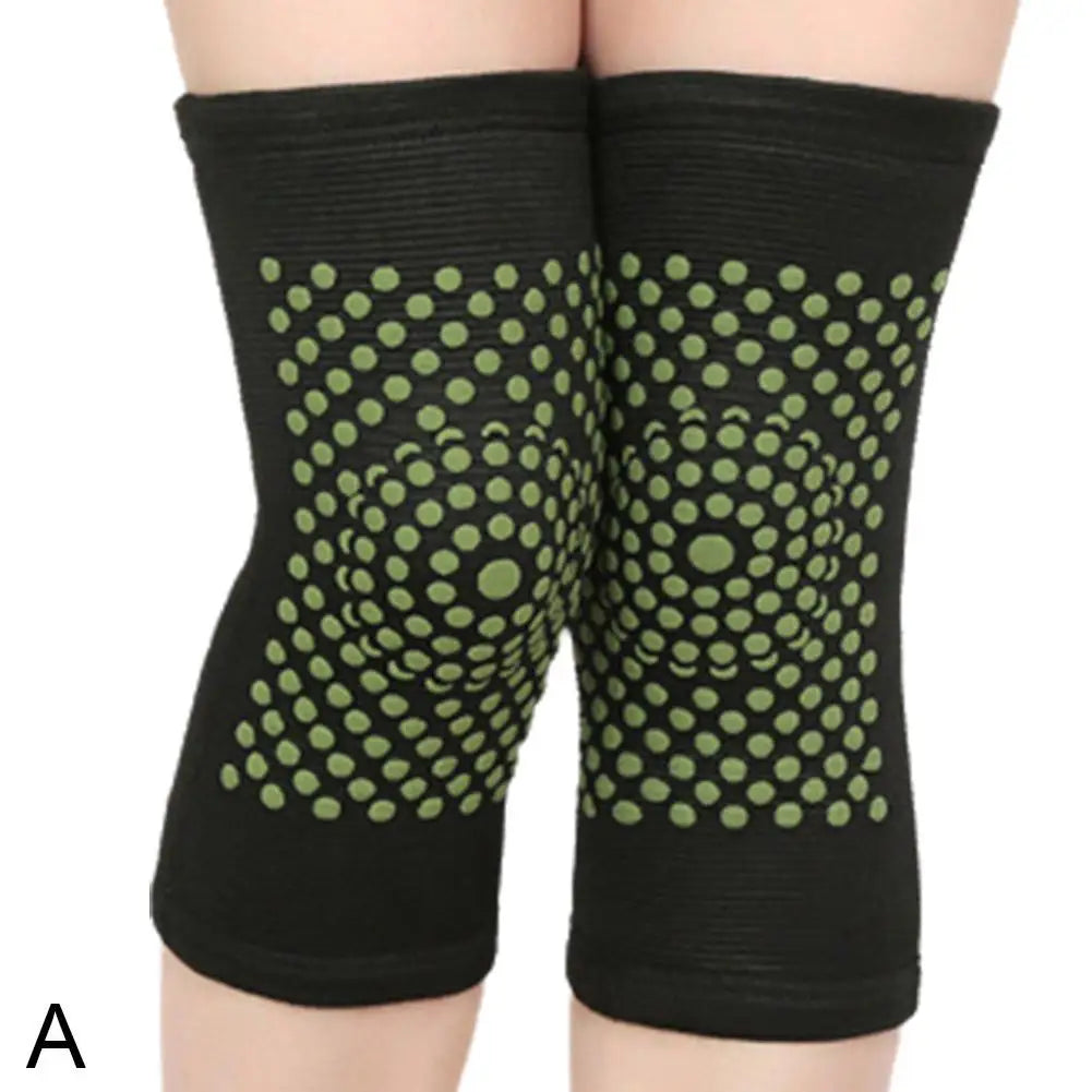 1Pair Self Heating Knee Braces Sleeve Tourmaline Knee Support Far Infrared Keep Warm Knee Pads Leg Knee Warmer
