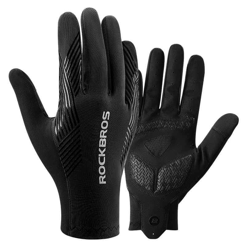RockBros Cycling Gloves Breathable Full Finger Touchscreen - Safety First Gear 25