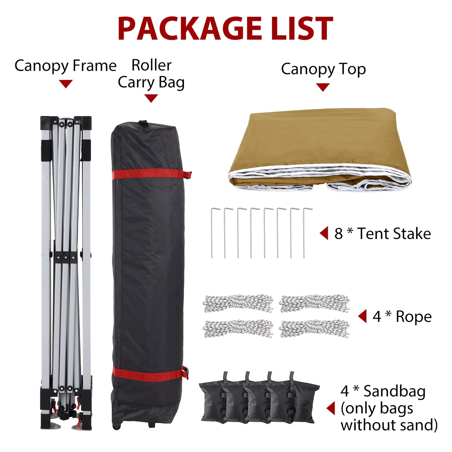 HiMISS Center Locking Canopy Tent Outdoor Shelter Waterproof UV - Safety First Gear 25