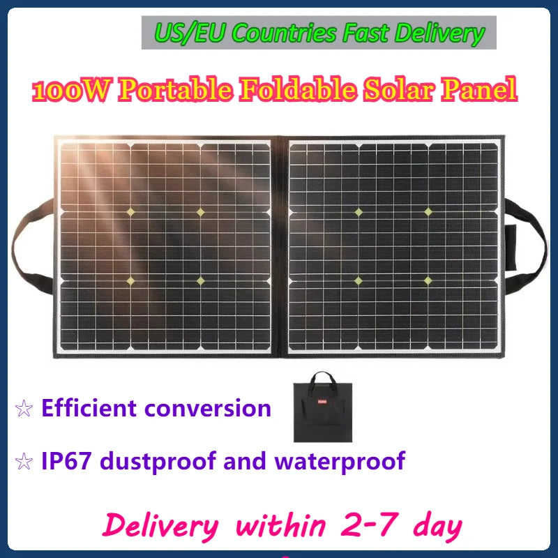 Portable Foldable Solar Panel Charger for Outdoor Adventures - Safety First Gear 25
