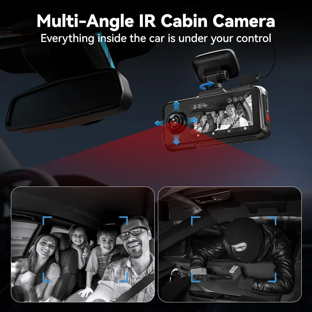 Redtiger A6 4K Dash Cam with Night Vision and GPS - Safety First Gear 25
