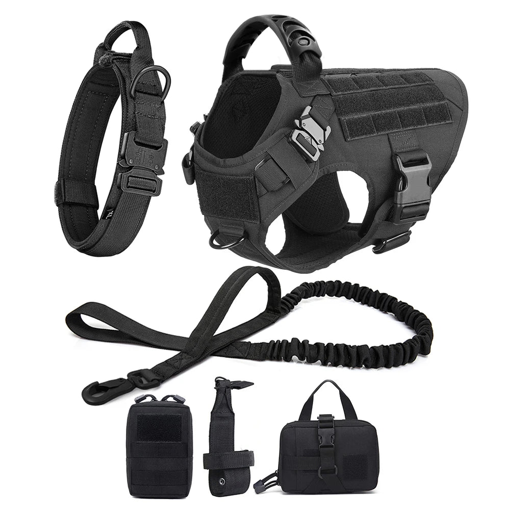 Durable Dog Harness and Leash Set for Training and Walking - Safety First Gear 25