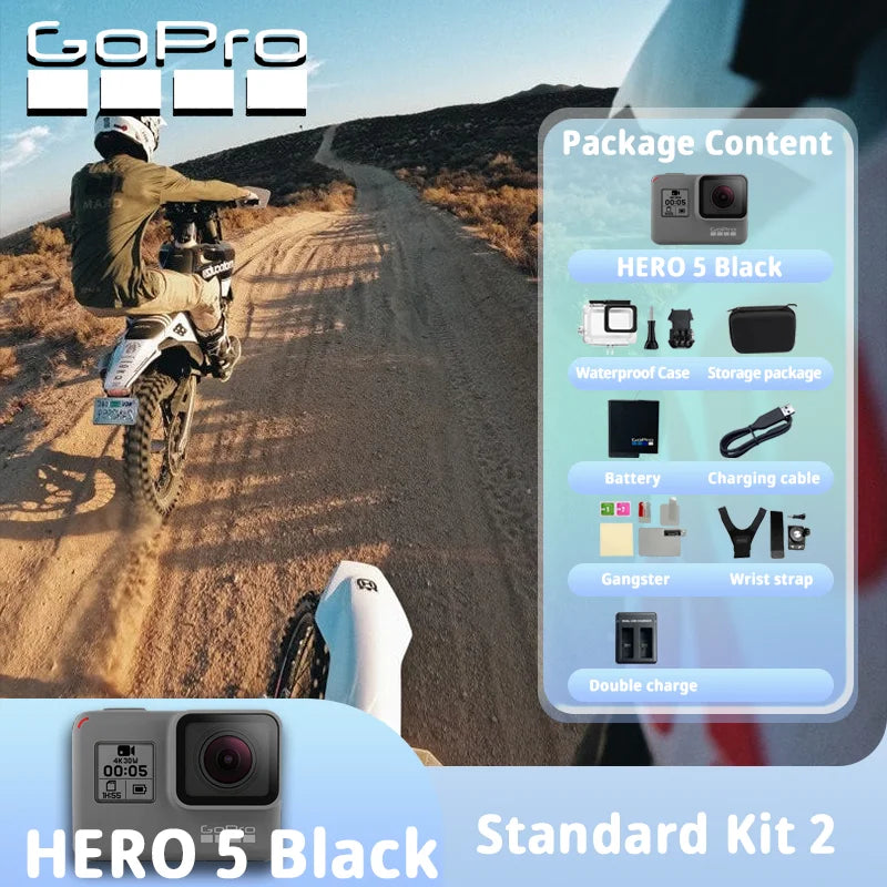 GoPro Hero 5 Black Action Camera For Adventure Photography - Safety First Gear 25