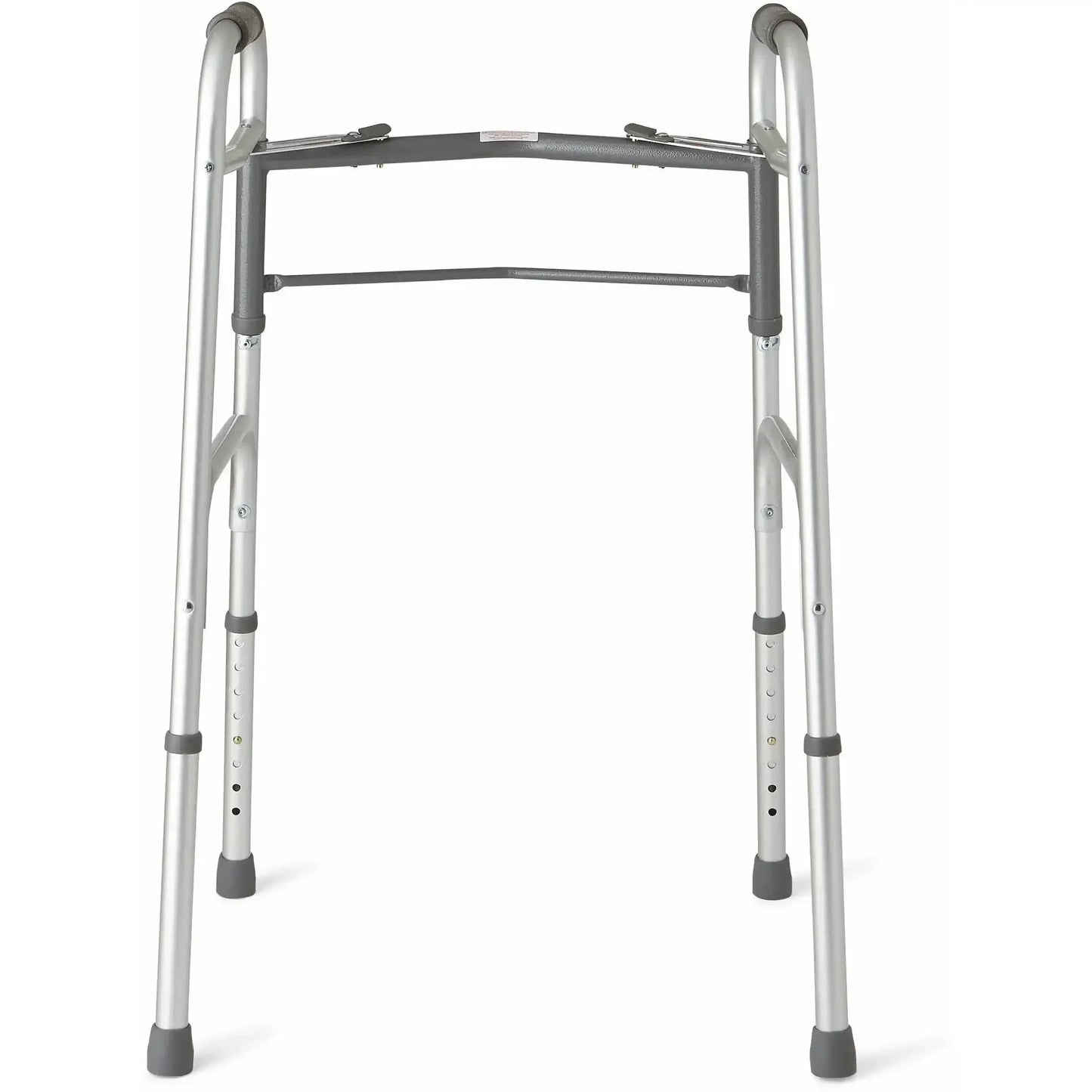 Lightweight Folding Walker With Aluminum Frame And 300 Lb Support