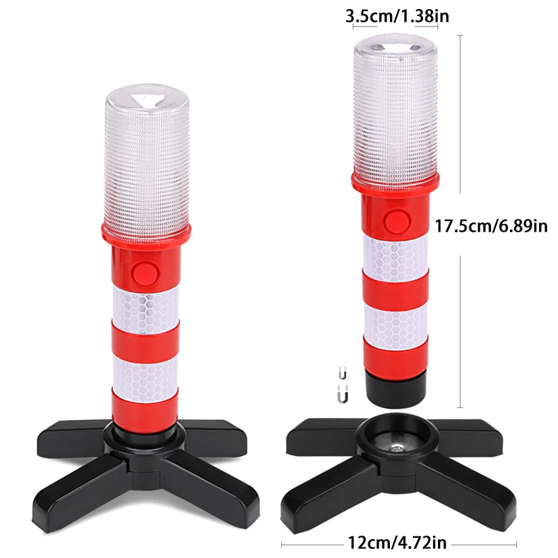 Hign-concerned LED Magnetic Flashlight Emergency Flares - Safety First Gear 25