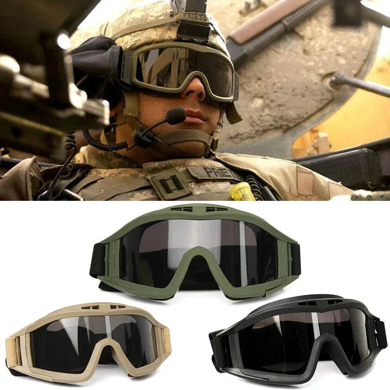 Tactical Goggles Protective Eyewear for Outdoor Sports and Climbing - Safety First Gear 25