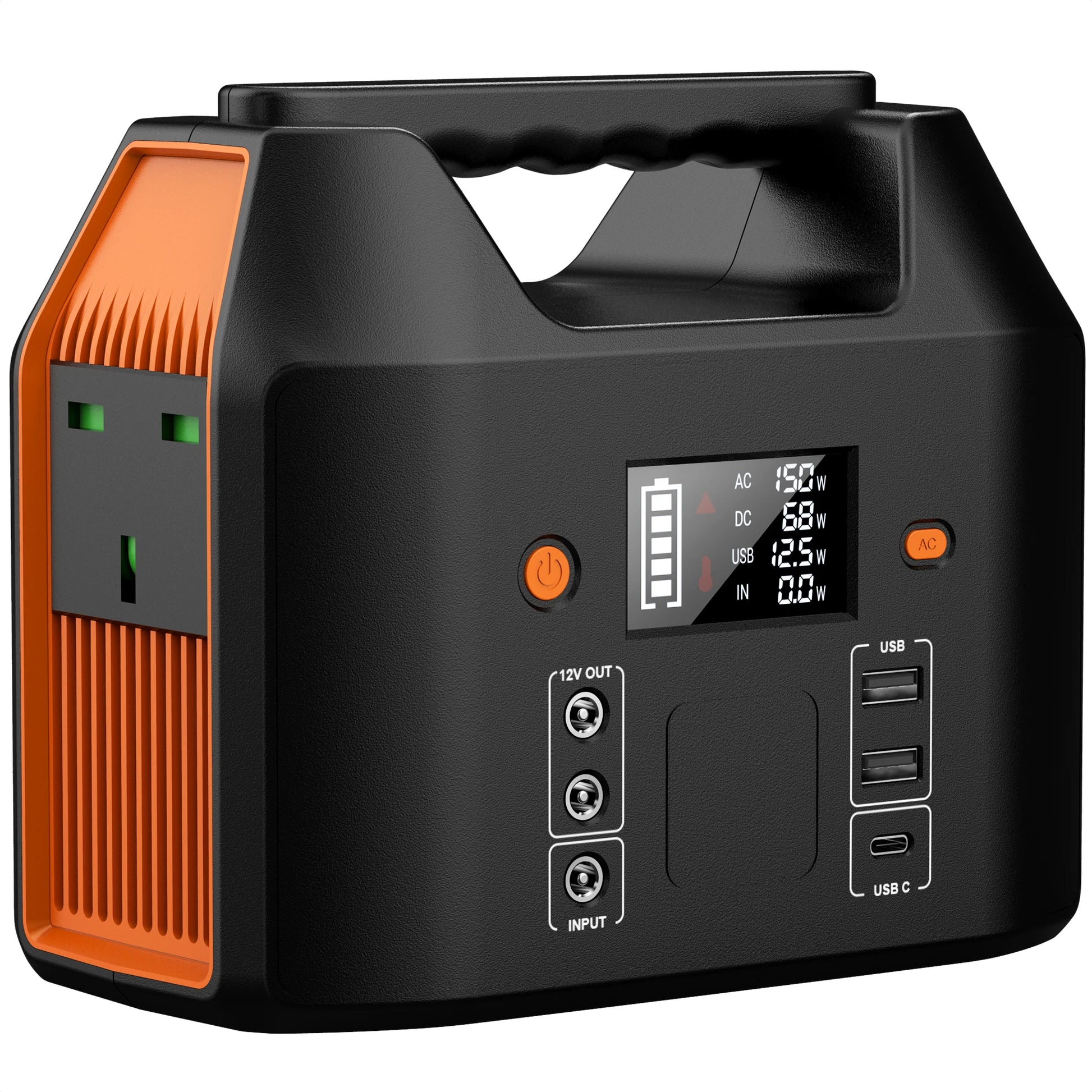 Portable Power Station Solar Generator for Camping and RV Use - Safety First Gear 25