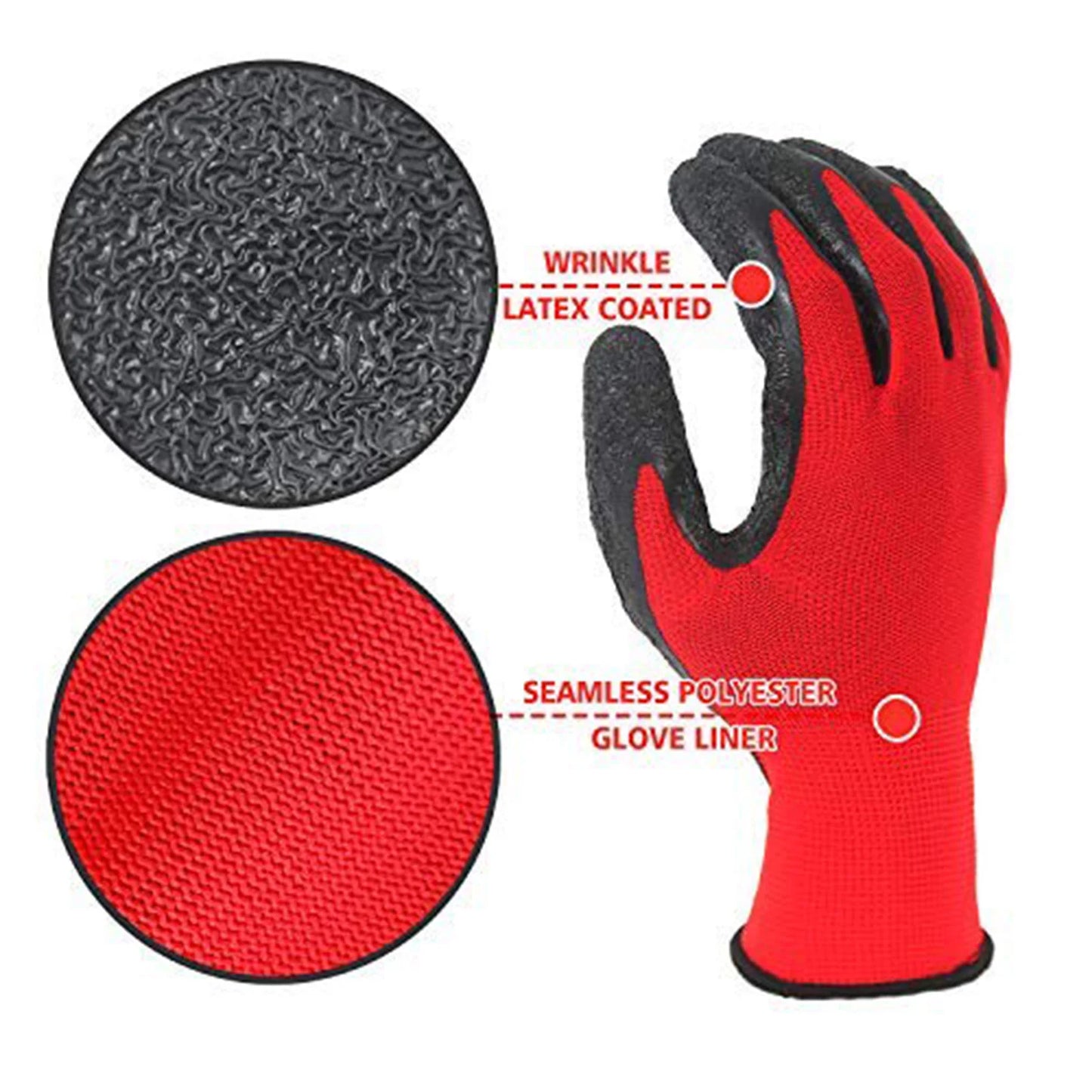 MIAO-US Safety Work Gloves Oil And Wear Resistant Durable - Safety First Gear 25