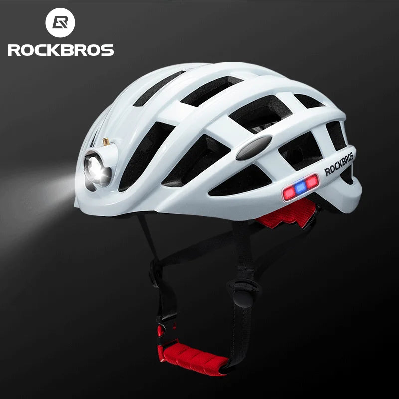 Rockbros LED Cycling Helmet with USB Charging for Night Safety - Safety First Gear 25