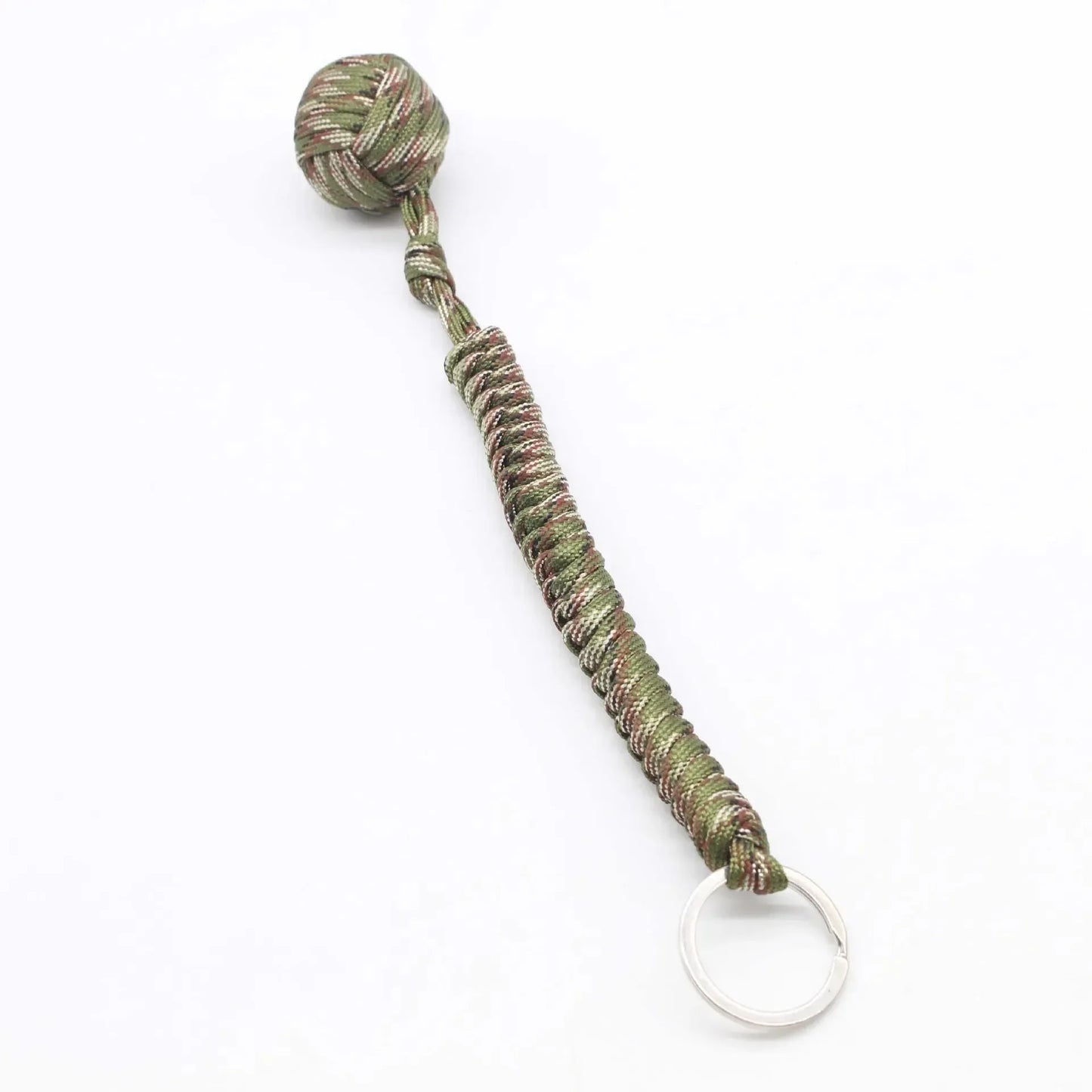 Monkey Fist Steel Ball Self Defense Lanyard Survival Key Chain - Safety First Gear 25