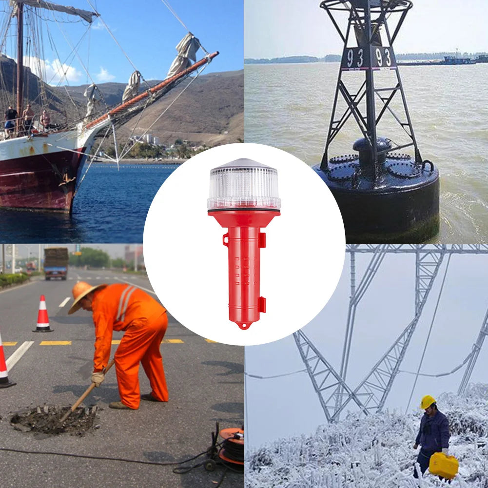 Solar Charging LED Marine Signal Light for Boats and Anchors - Safety First Gear 25