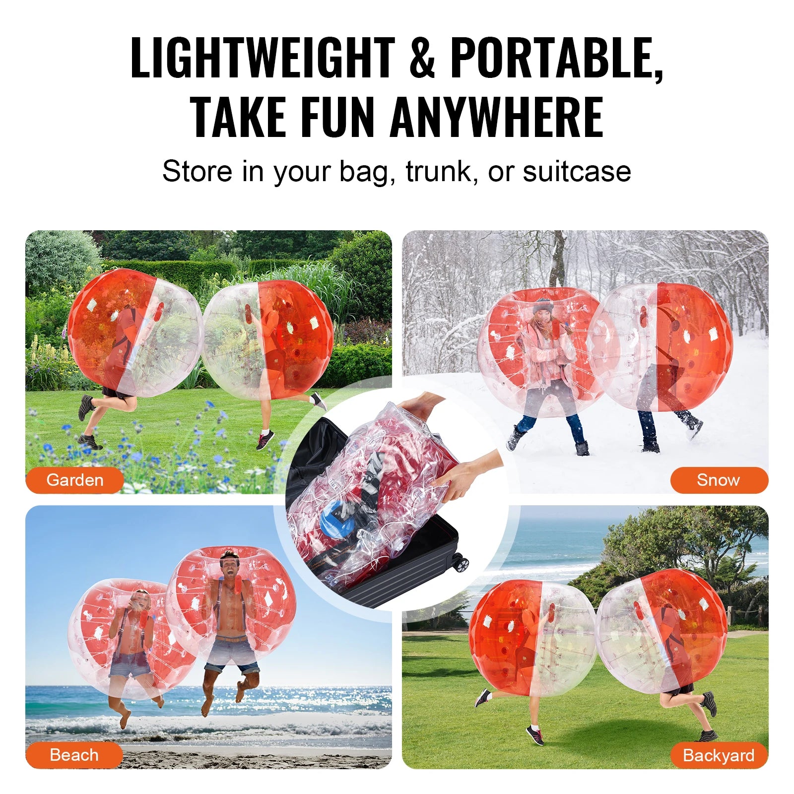 VEVOR Inflatable Bumper Ball For Fun Body Bubble Soccer - Safety First Gear 25