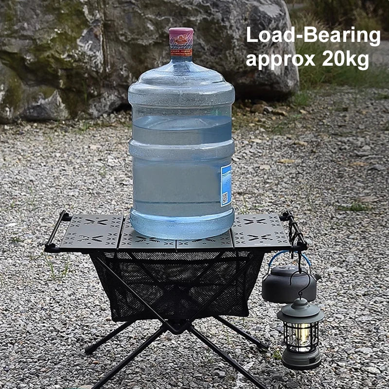 West Tune Folding Camping Table Aluminum Lightweight Portable Mesh Bag - Safety First Gear 25