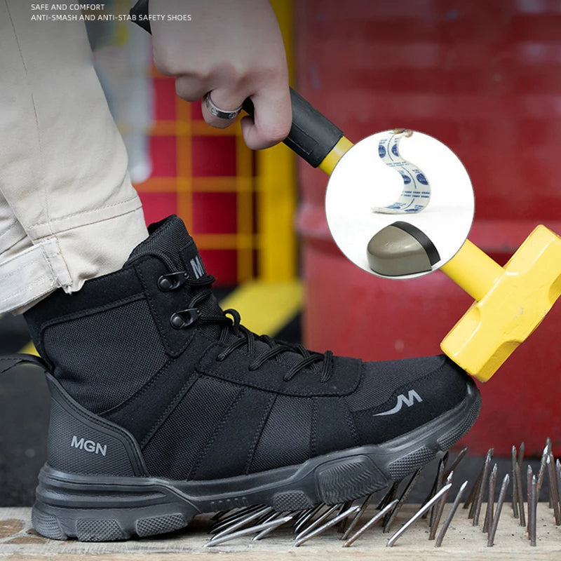 Indestructible Steel Toe Work Boots for Men and Women - Safety First Gear 25