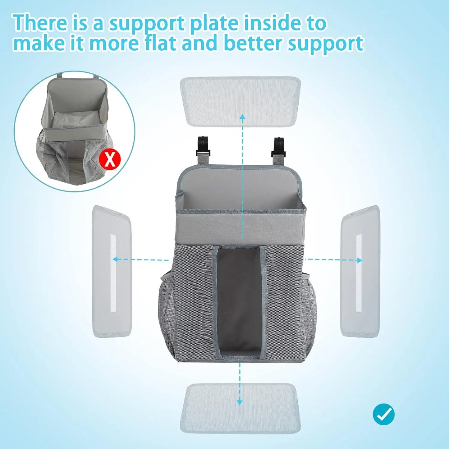 Extra Large Baby Playpen with Mat and Storage Bag - Safety First Gear 25