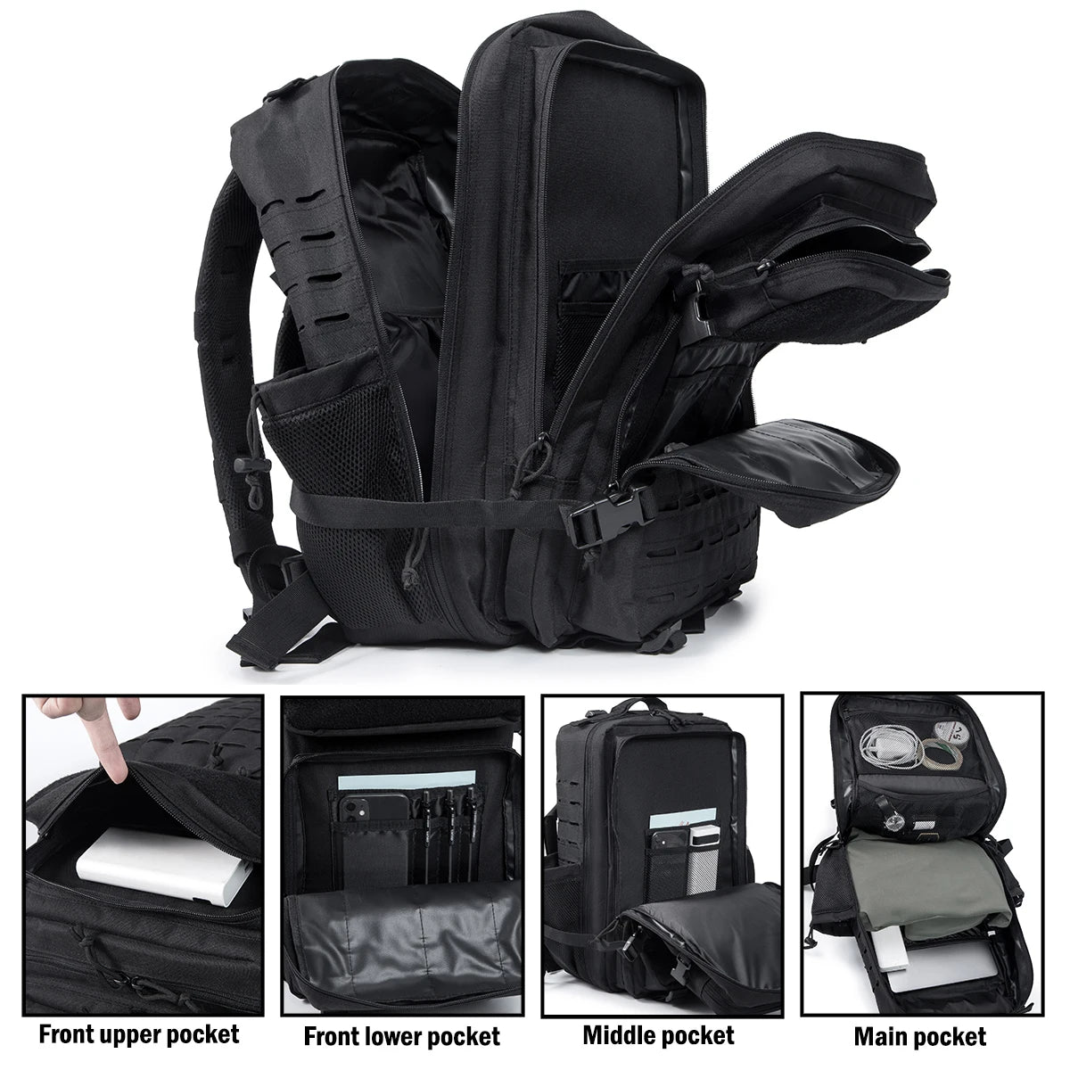 ReFire Gear Tactical Backpack for Camping and Hiking