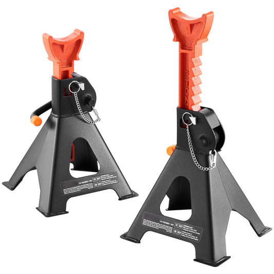 SucceBuy 3 To 6 Tons Jack Stands Double Locking System