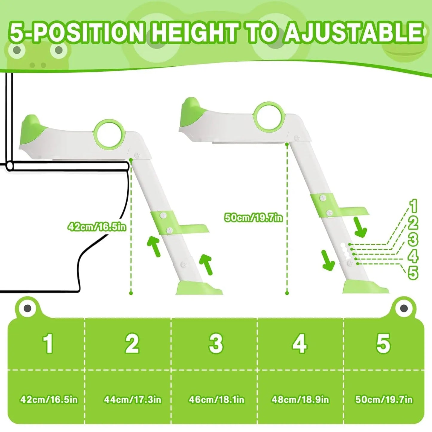 HiMISSG Potty Training Seat With Adjustable Step Stool - Safety First Gear 25