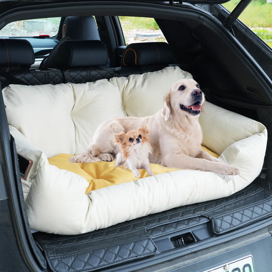 Large Dog Carrier Travel Hammock Seat Cover for Pets - Safety First Gear 25