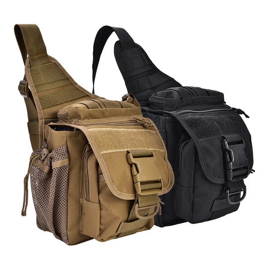 Durable Men Military Chest Bag for Travel and Hiking - Safety First Gear 25