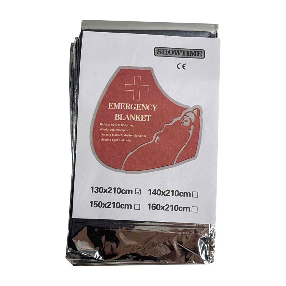 Shunmaii Outdoor Emergency Space Blanket For Hiking And Marathons - Safety First Gear 25