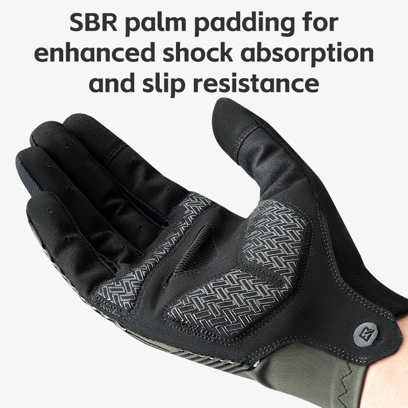 RockBros Cycling Gloves Breathable Full Finger Touchscreen - Safety First Gear 25