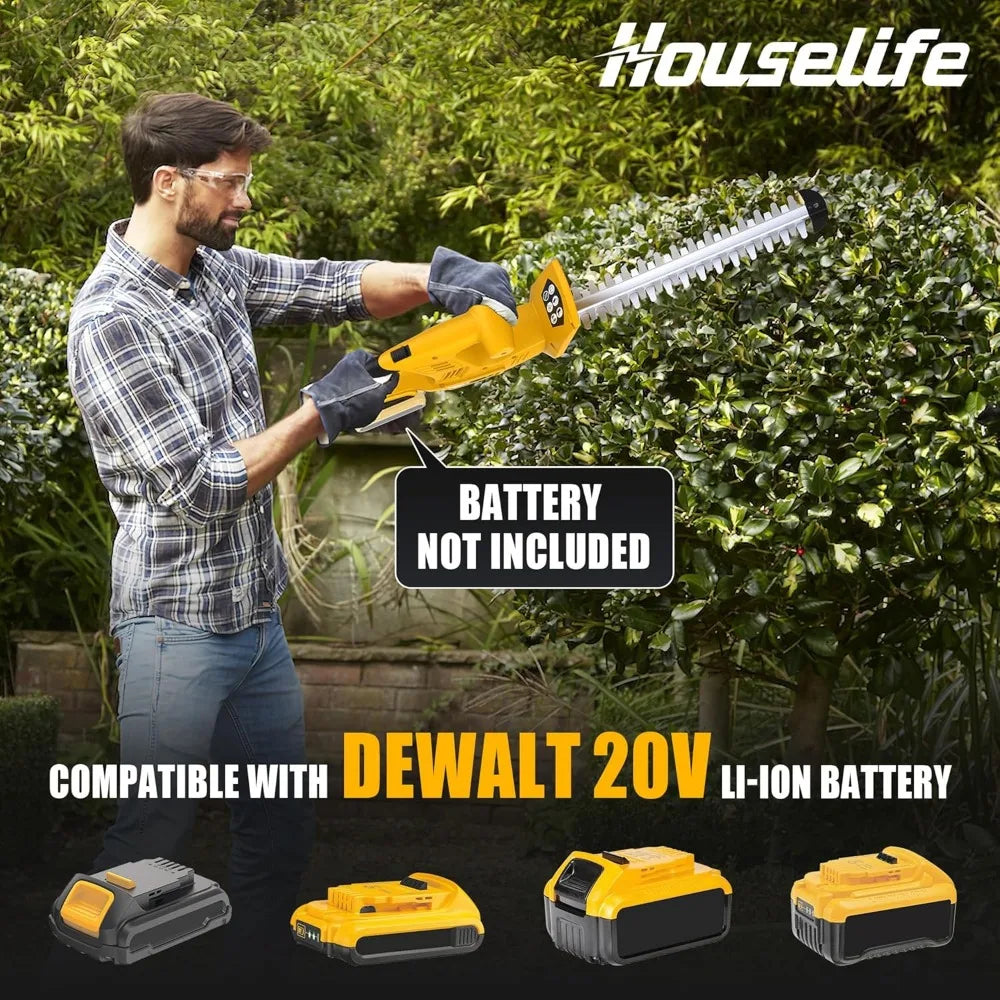 Dewalt Cordless Hedge Trimmer And Leaf Blower Combo - Safety First Gear 25