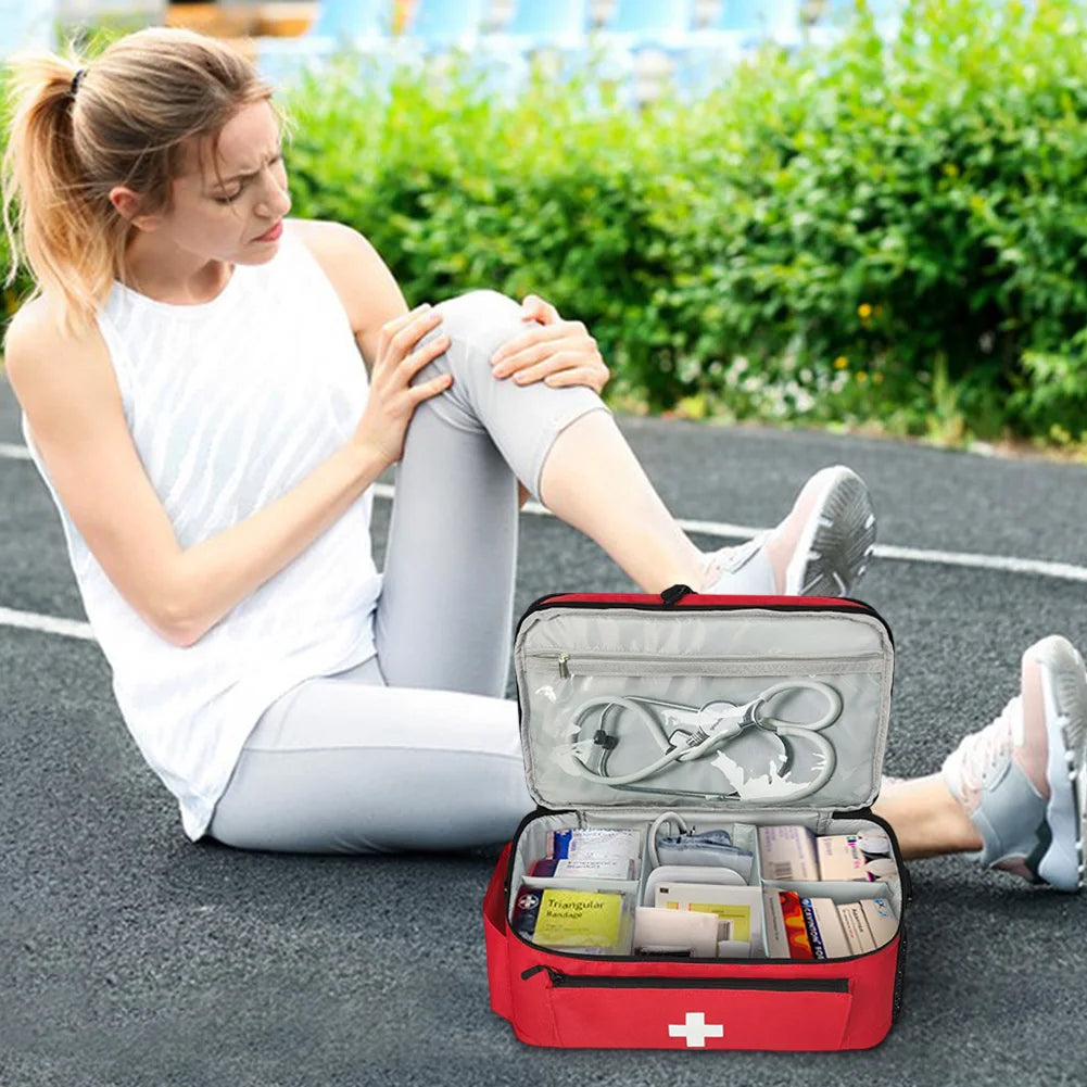 Shunmaii Pill Bottle Organizer With Lockable Zippers - Safety First Gear 25