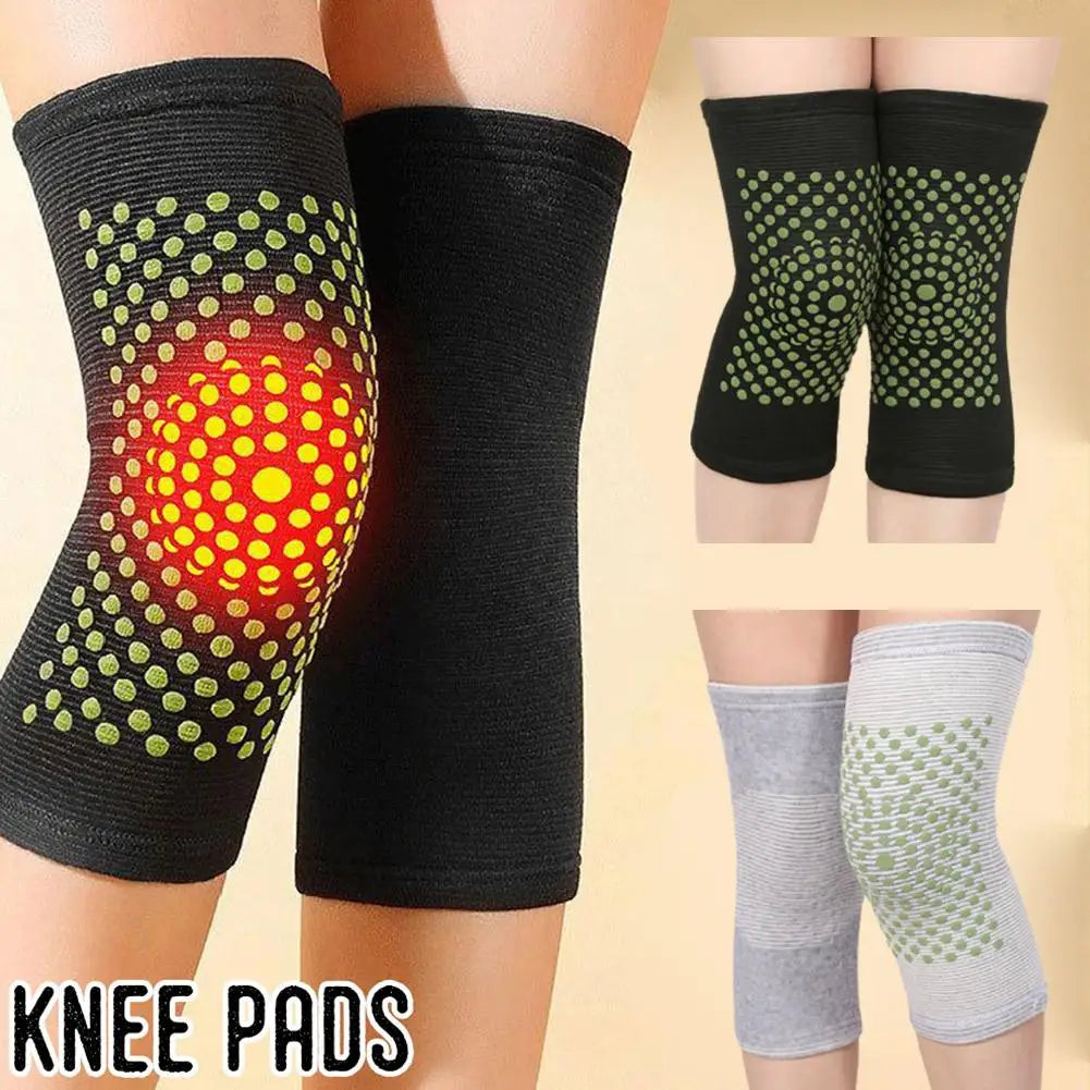 1Pair Self Heating Knee Braces Sleeve Tourmaline Knee Support Far Infrared Keep Warm Knee Pads Leg Knee Warmer