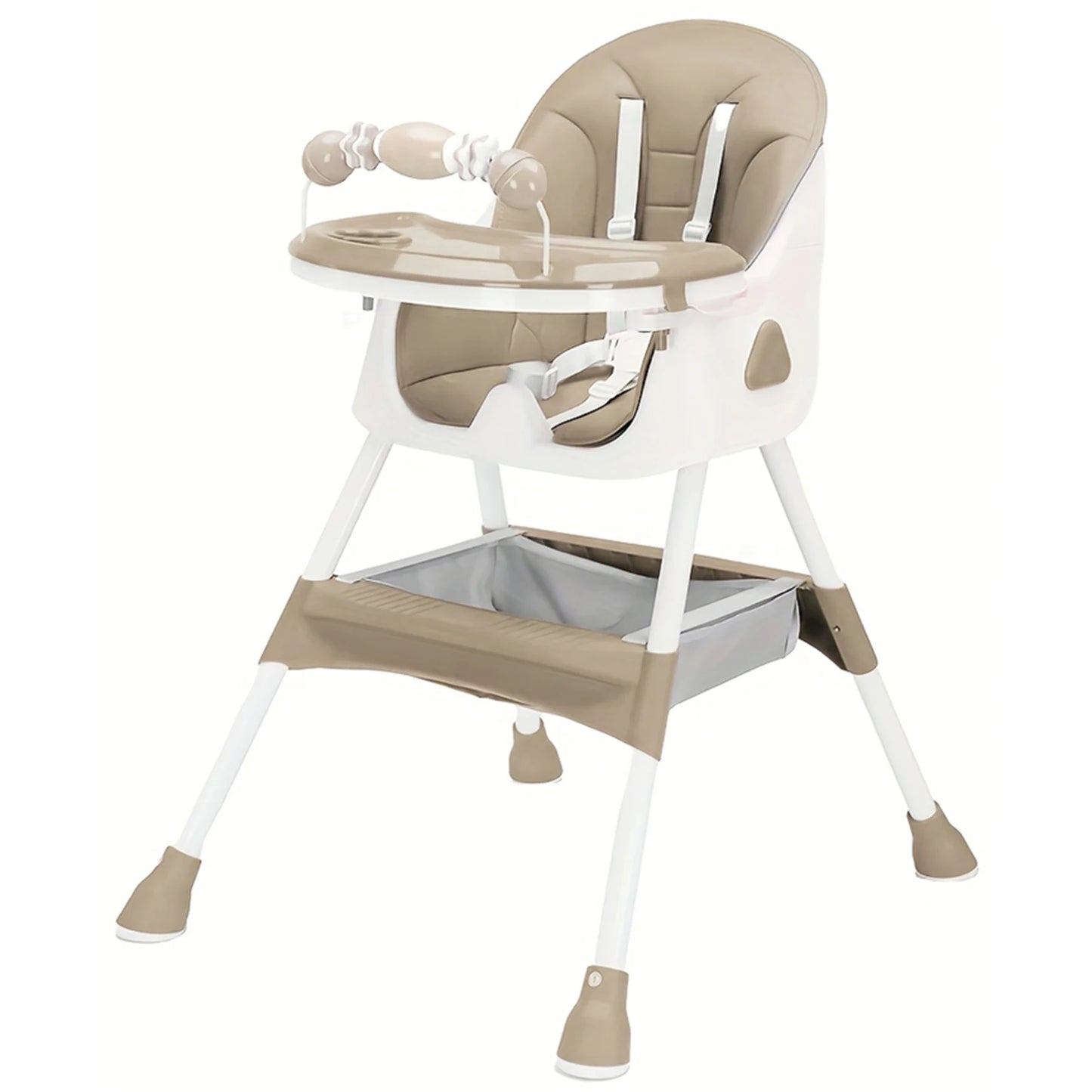 UBRAVOO Foldable Baby High Chair With Antislip Pad Toy Rack - Safety First Gear 25