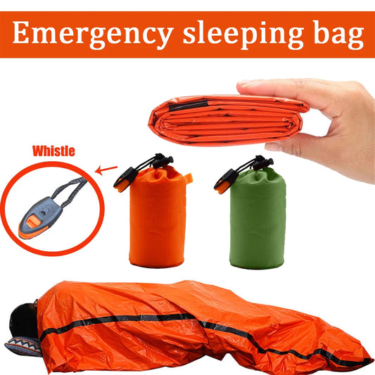 Portable Waterproof Emergency Survival Sleeping Bag Mylar Blanket - Safety First Gear 25