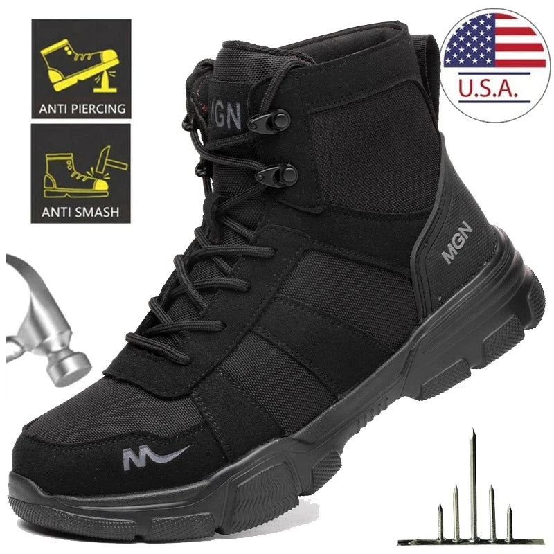 Indestructible Steel Toe Work Boots for Men and Women - Safety First Gear 25